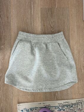 Abercrombie YPB Neonknit Heather Gray Skirt